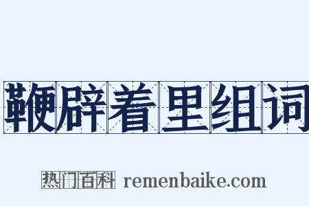 鞭辟着里组词是什么意思的图片